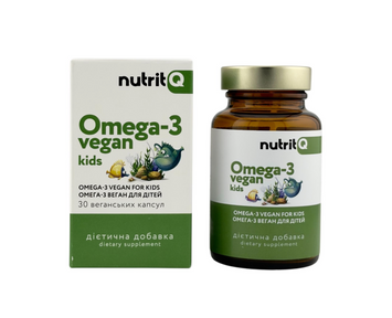 Омега-3 Веган дитяча OMEGA-3 VEGAN FOR KIDS 67842547 фото
