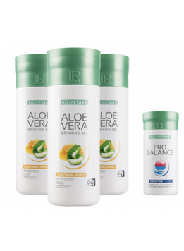 LR Lifetakt набір Daily Essential Гель-сік Алое Віра мед + Probalance комплекс 80730-429 фото